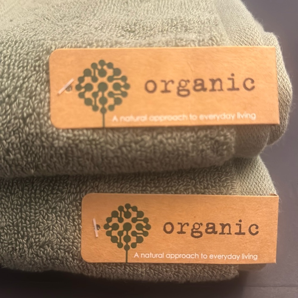 8pc ECOEXISTENCE Organic The Organic Bath Towel Set - 100% Organic Cotton Loops - Picture 7 of 10